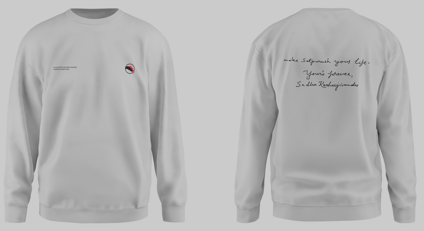 Your's Forever Sweatshirt with Embroidery