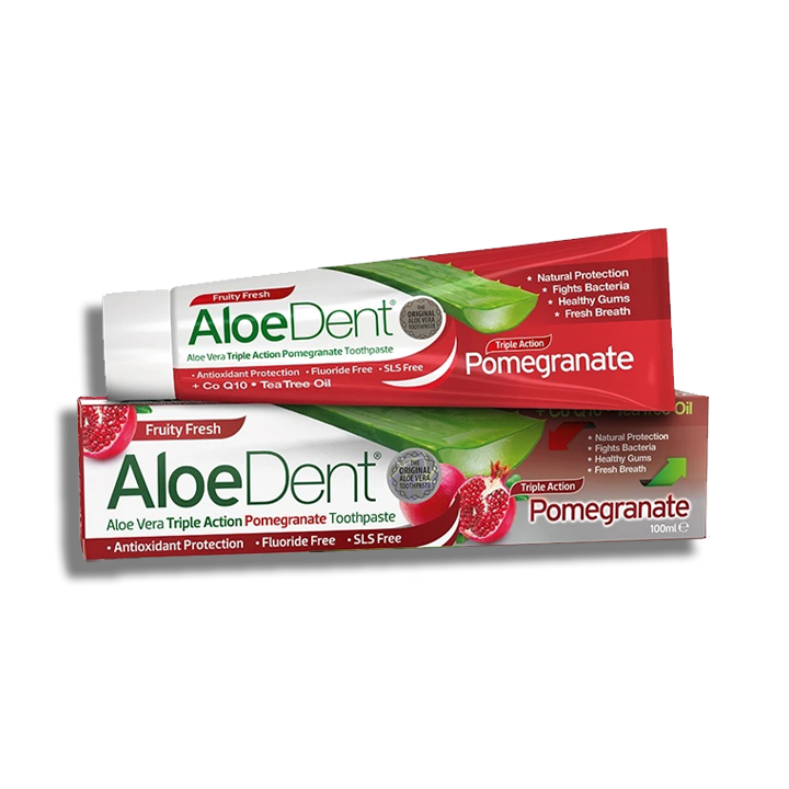 AloeDent Triple Action Pomegranate Toothpaste - 100ml
