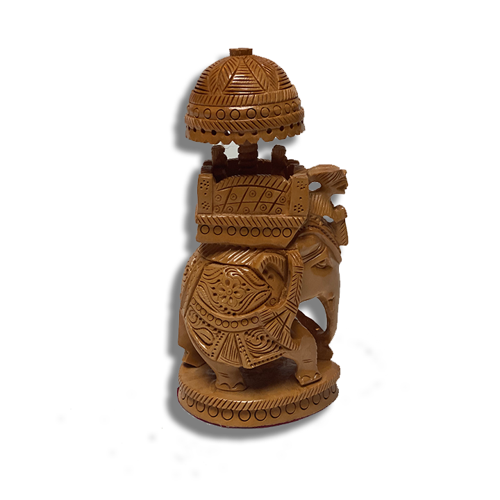 Wooden Elephant Ambadi