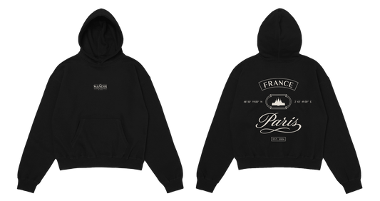 Paris Kids EST 2026 Hoodie Black