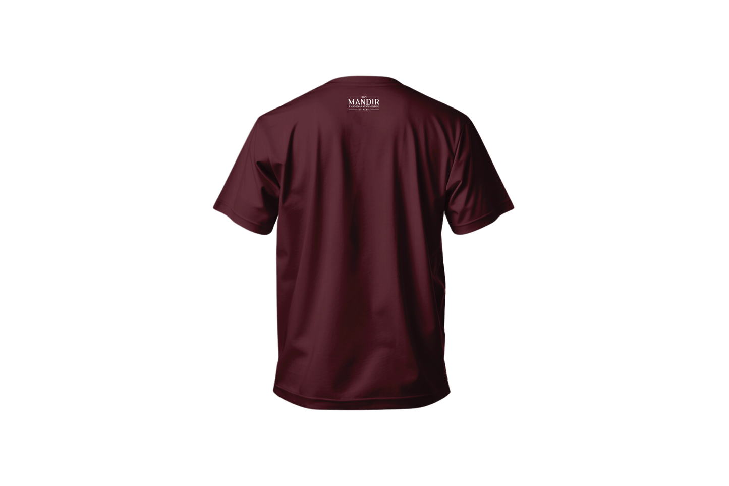 Paris Kids Bubble Font T-shirt Burgundy