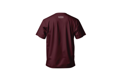 Paris Kids Bubble Font T-shirt Burgundy