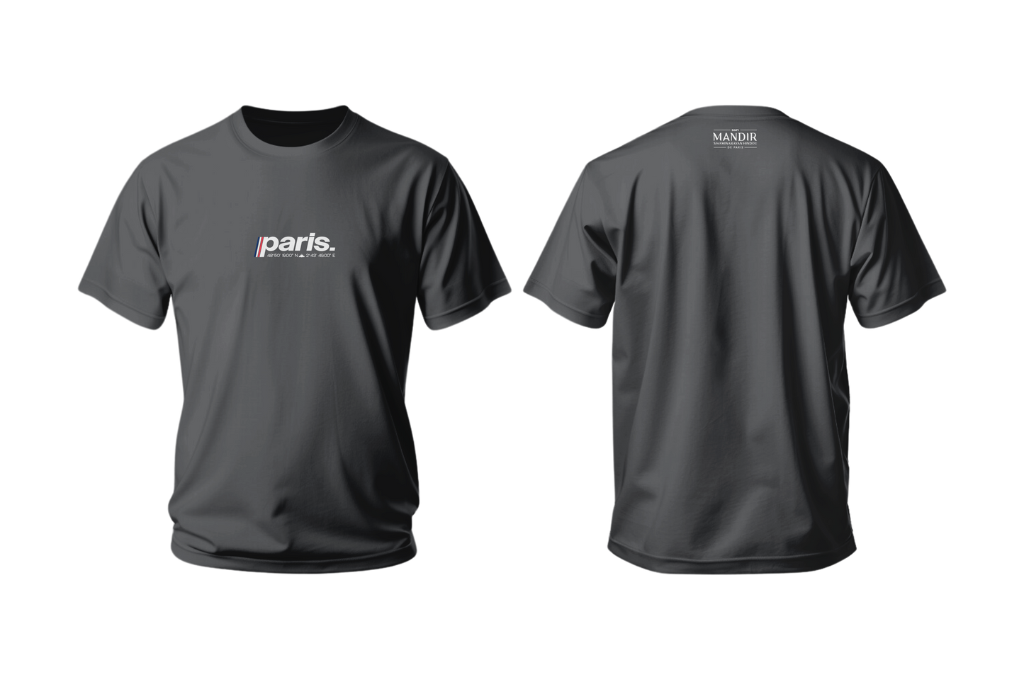 Paris Stripes T-shirt Grey