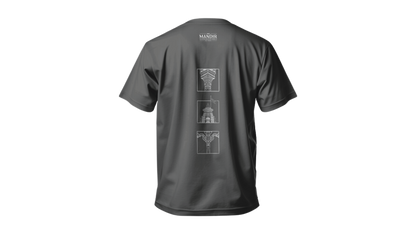 Paris 3 Block Art T-Shirt