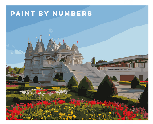 Paint By Numbers - Neasden Temple