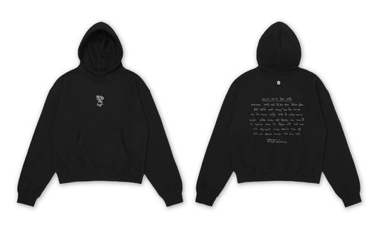 'The Letter' Hoodie - Black