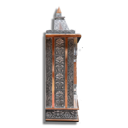 Ghar Mandir Oxidised - 20" x 8" x 30" (Inches)