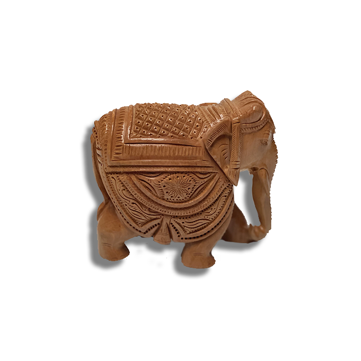 Wooden Elephant - 6" (Inches)