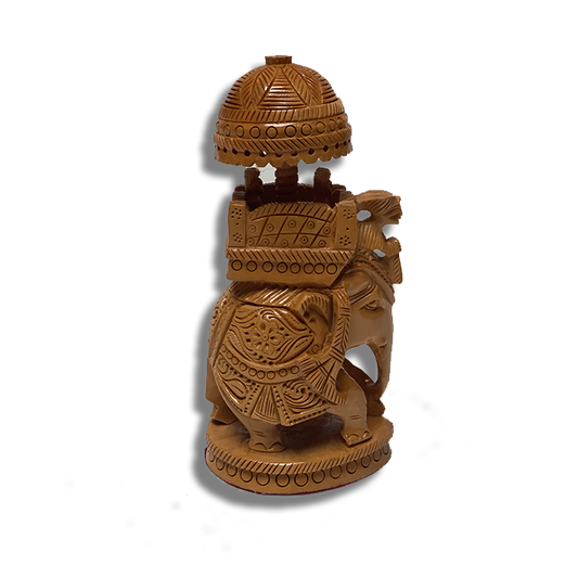 Wooden Elephant Ambadi