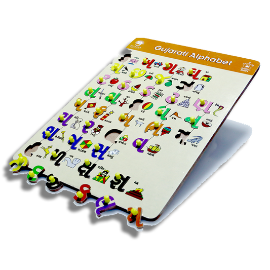 Gujarati Alphabet Board