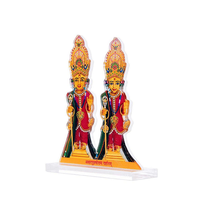 Akshar Purushottam Maharaj Acrylic Murti (S)
