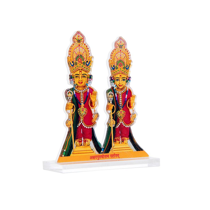 Akshar Purushottam Maharaj Acrylic Murti (S)