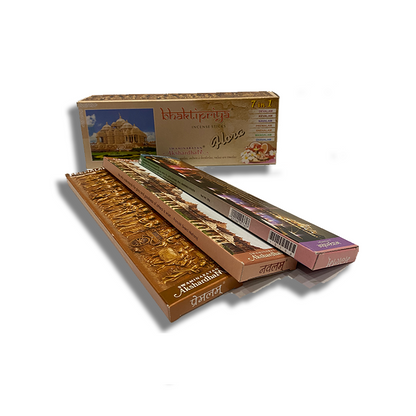Agarbatti - Bhakti Priya: 7-in-1 (30gm per box)