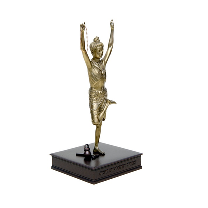 Nilkanth Varni Tapo Metal Murti - 6" (Inches)