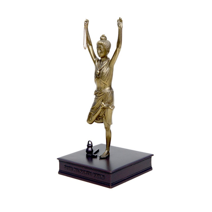 Nilkanth Varni Tapo Metal Murti - 6" (Inches)