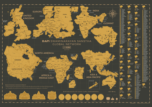 Mandir Scratch Map